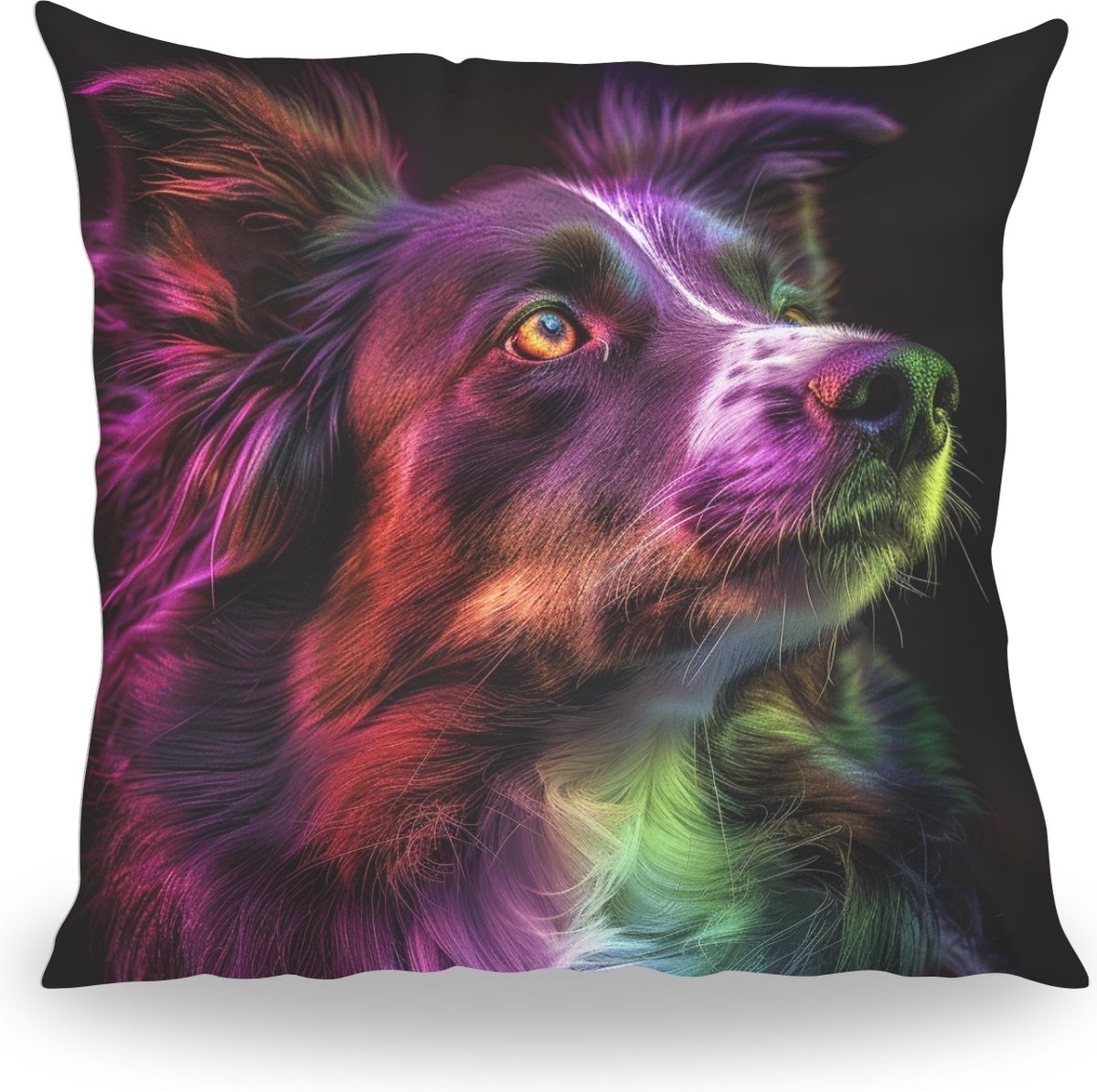 Kussen - Huisdier Portret - Border Collie 1 Color - cm