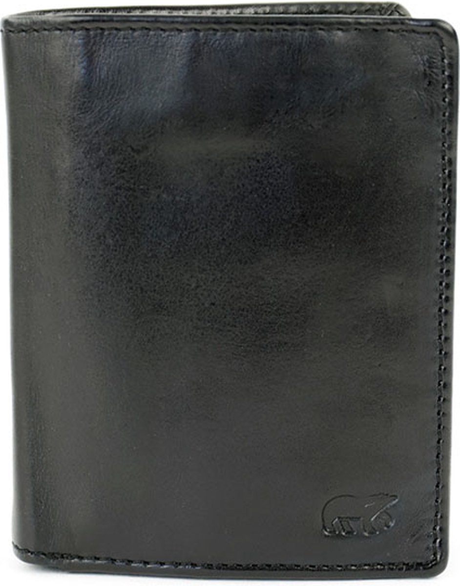 Bear Design Portemonnee / Portefeuille Heren - Billfold - RIFD - Leer - Remo - Zwart