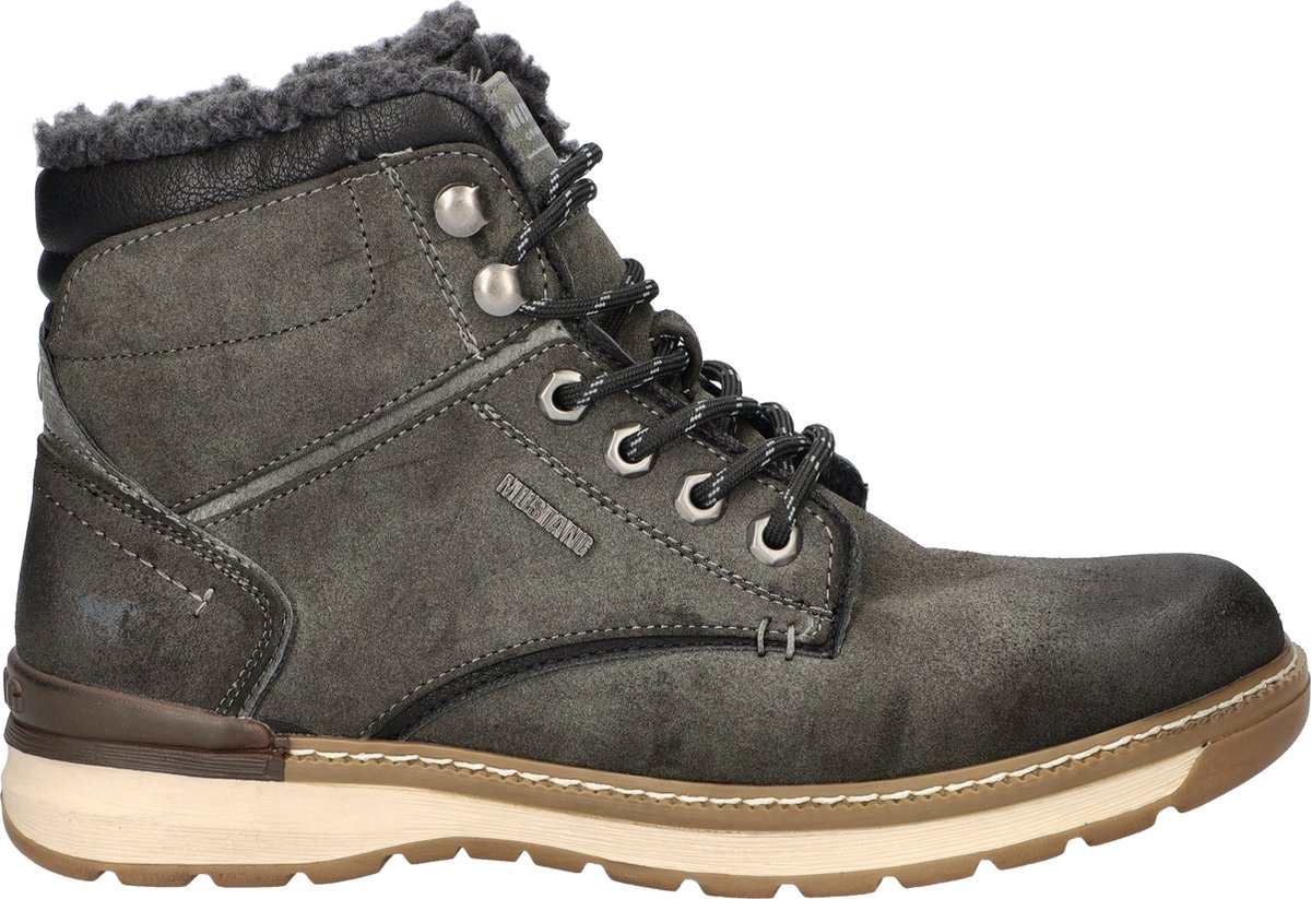 Mustang heren veterboot - Grijs - Maat 46