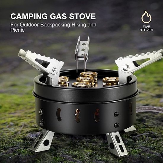 Equivera Wokbrander - Wok Brander - Camping Kooktoestel - Campingkooktoestellen - Kooktoestel — afbeelding 3