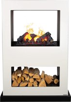 Bol.com Xaralyn Lasize BW elektrische doorkijkhaard - Witte elektrische sfeerhaard - Opti-Myst Cassette 600 waterdamphaard - Tun... aanbieding