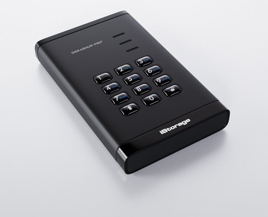 iStorage diskAshur PRO3 HDD – externe harde schijf – 500GB – USB – 256-bit – Zwart — afbeelding 4