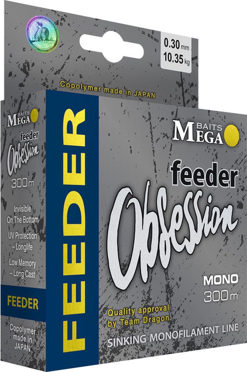 Dragon Mega Baits Feeder Obsession Monofilament Lijn 300m Beige 0.20mm