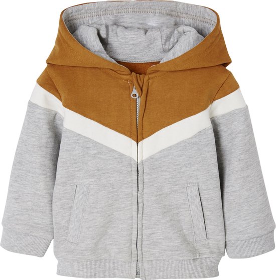 Vertbaudet Gilet zippé bébé garçon à capuche