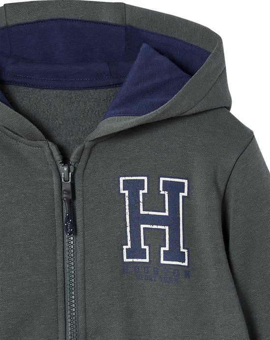 Vertbaudet Sweat zippé à capuche sport garçon. SPORT