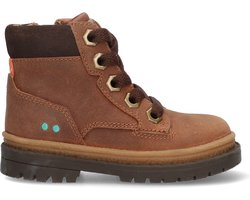 BunniesJR 224700-513 Jongens Biker Boots - Bruin - Nubuck - Veters