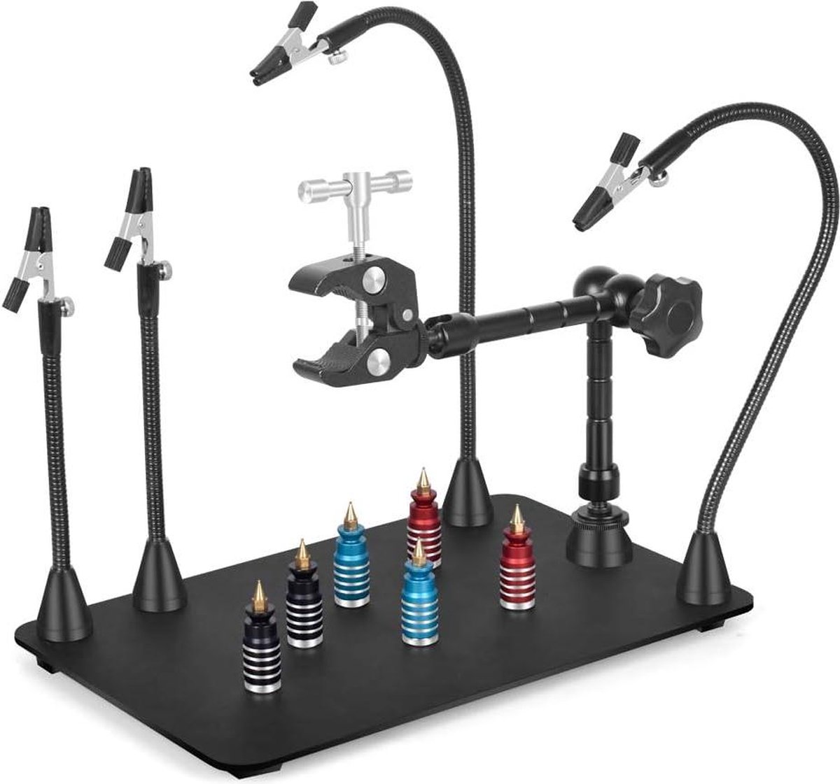 Magnetische flexibele solderen verstelbare arm voor het helpen van de hand solderen station pcb armatuur reparatie armen soldeerstation deel  1420
