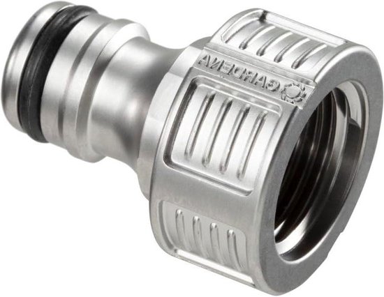 Gardena Premium Kraanaansluiting 26,5 Mm (G 3/4 Inch) - Vorstbestendige Adapter Voor Tuinslang Met Anti-Splash