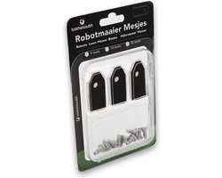 To the South® Robotmaaier Mesjes Black Coated (Limited Edition) geschikt voor Segway Navimow - 90 stuks