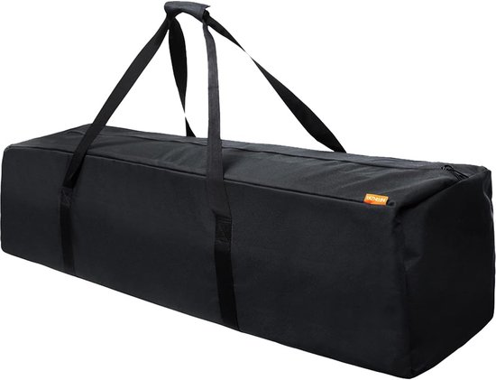 Weekendtas reistas sporttas 54 liter blauw met zwart
