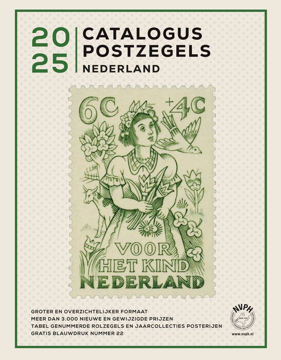 Foto: Postzegelcatalogus nvph catalogus postzegels nederland 2025