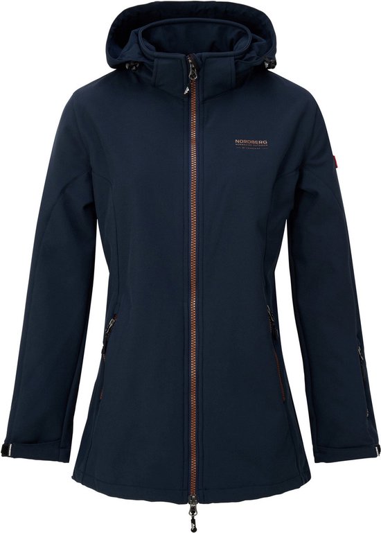 Nordberg Ilona - Softshell Outdoor Zomerjas Dames - Navy - Maat XL