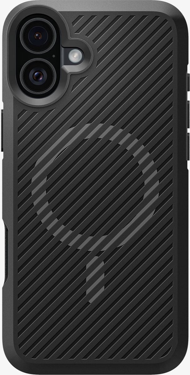 Spigen Core Armor (MagFit) mobiele telefoon behuizingen 17 cm (6.7") Hoes Zwart