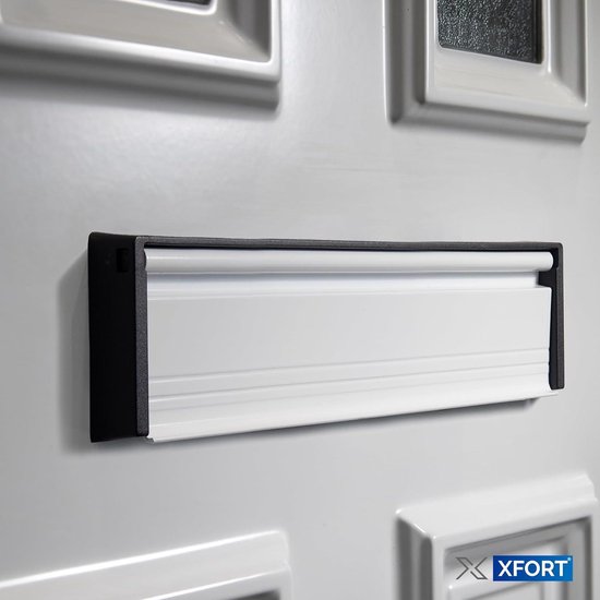 Bestel nu Brievenbus Tochtborstel Door-line Luxe met Alu klep Antraciet RAL7021