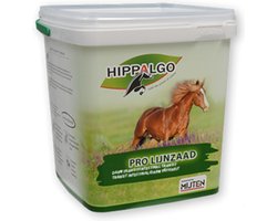 Hippalgo Pro Lijnzaad - Paardenvoer Supplement - Darmwerking Vachtconditie - Lijnzaad Paarden - Omega 3 - 3kg