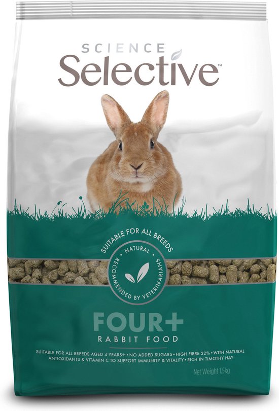 Supreme Science Selective Volwassen - Konijnenvoer - 1,5 kg