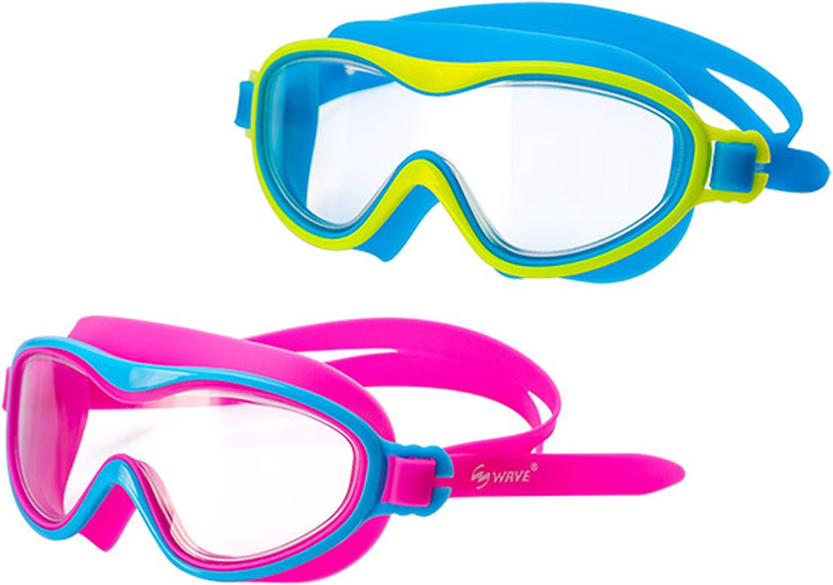 Duikbril Total Vision | blauw of roze