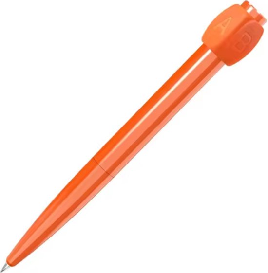 Stylo ABCD | Orange | Beaux Stylos | Stylo Enfant | Stylos | Stylos Stylos | Astuce cadeau | Conseil cadeau | Joli cadeau pour les Enfants | Stylo pour École | stylo de triche | Stylo de réponse
