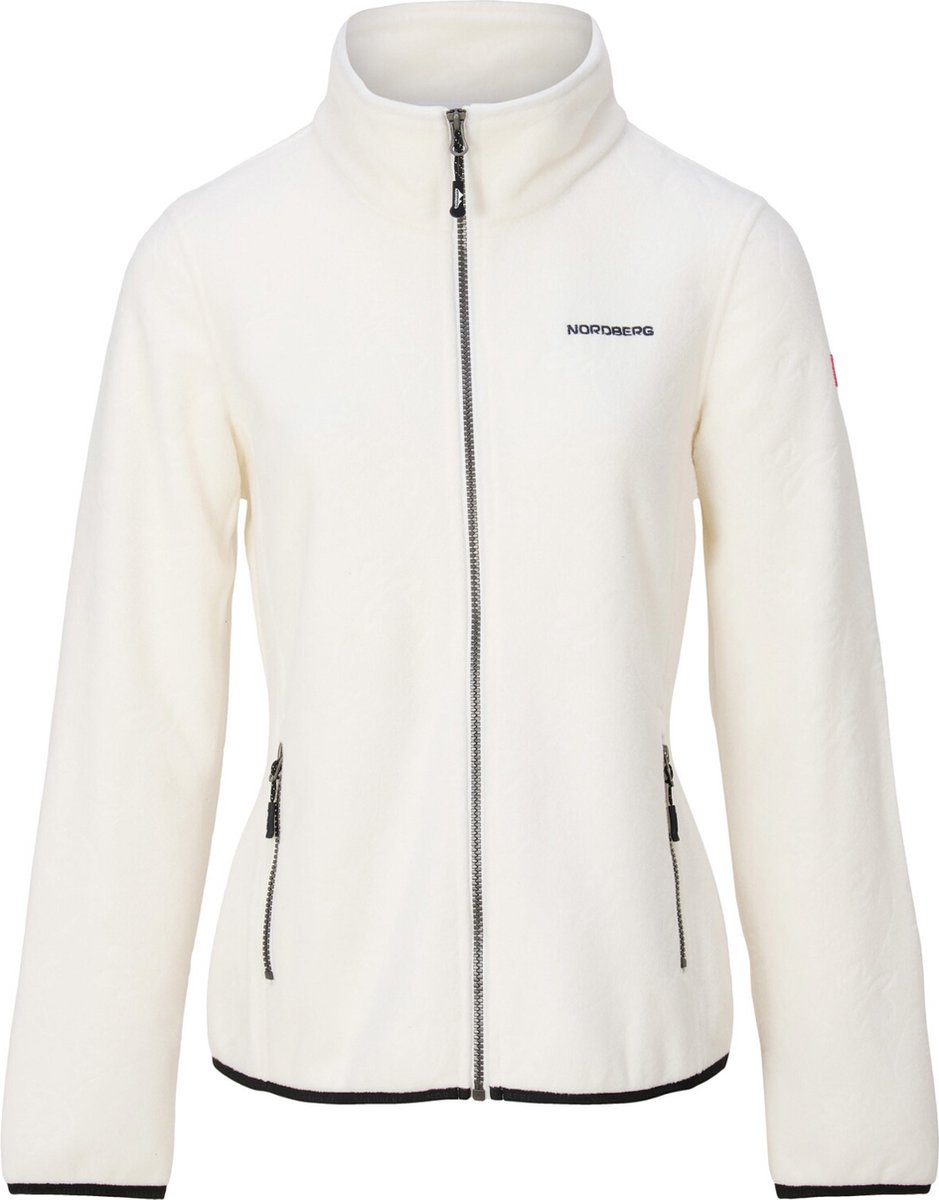 Nordberg Fleece Vest Ausbrenner Dames Off Wit