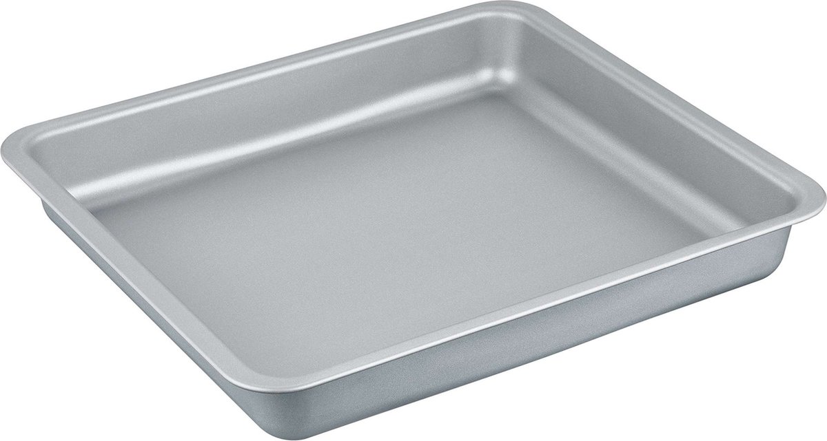 Backformset, 2-tlg., Pizzablech rund 33 cm Kastenform 27x11 cm, Aluminium, recycelt, grau - Eco Recycle von – Küche GmbH