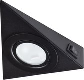 Kanlux ZEPO Undercounter Kitchen Lighting Zwart Avec Interrupteur