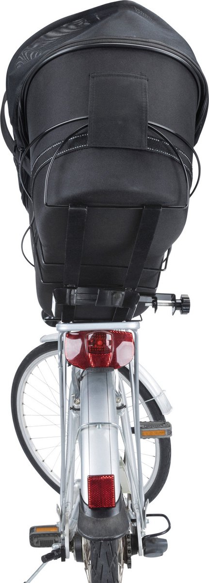Trixie - Fietsmand Bagagedrager - Breed - Zwart - 60X29X49 cm van Trixie — afbeelding 2
