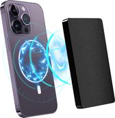 Valenta - Porte-cartes MagSafe Extensible - noir - Porte-cartes magnétique puissant - Aluminium - adapté à MagSafe - ultra fin - RFID NFC - Sécurité des cartes EXTRA - 6 cartes fines