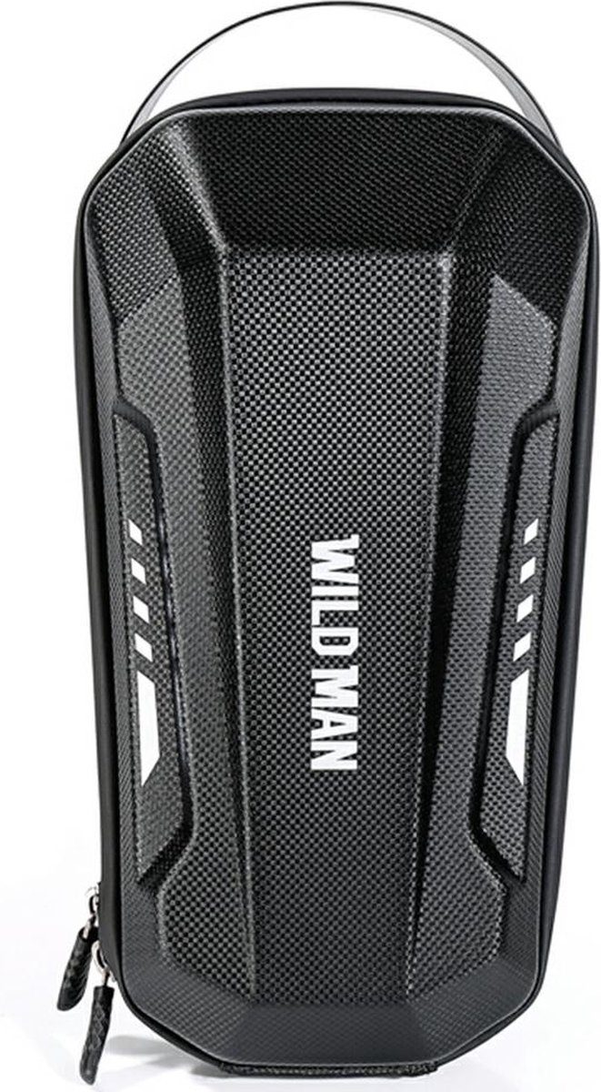 WILDMAN Koffer/houder voor GD9X Plus scooterframetas zwart/zwart