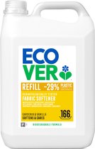 Ecover Wasverzachter - Grootverpakking 5 L - 166 wasbeurten - Plantaardig & Biologisch afbreekbaar - Gardenia & Vanille geur