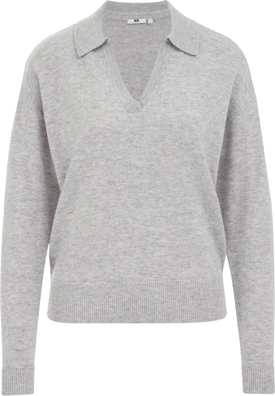 Coltrui Kasjmier Trui Dames Gebreide Trui Merino Wol Korte Mouwen Trui Top Beige XXL