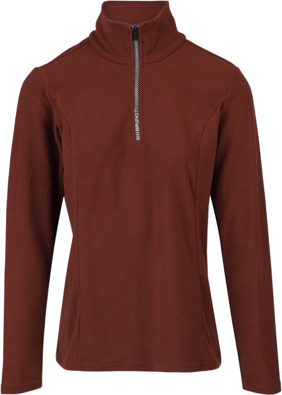 Pull polaire Brunotti Misma pour femme - Rouge, marron - XS