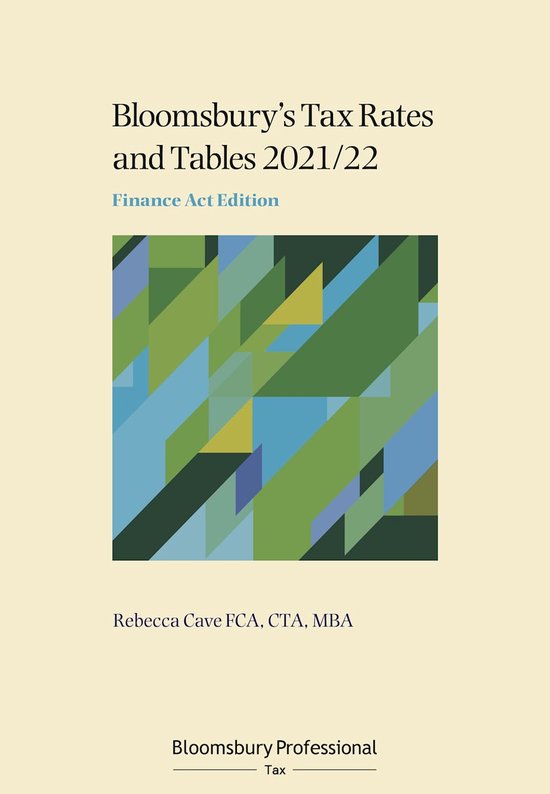 Tax Rates and Tables 2021/22: Finance Act edition - cover