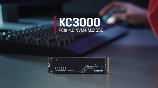 Kingston KC3000 M.2 NVMe SSD - 1TB - PCIe 4.0 - 7000MB/s - 1024G | bol