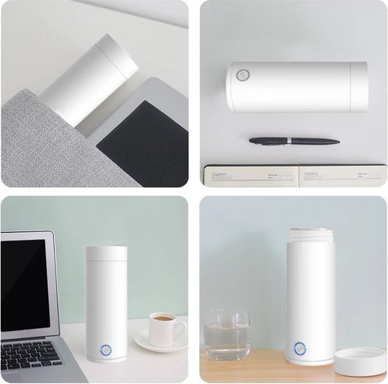 Draagbare elektrische waterkoker voor kokend water 350ML Reisbeker Theeketel Warmwaterboiler Roestvrij staal Automatische uitschakeling – koop de beste producten in de online winkel