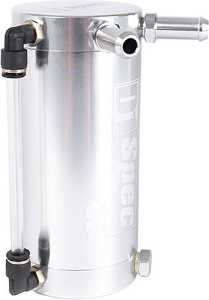 D1 Spec Olie Opvang Tank Zilver 250ml 9mm & 15mm Aluminium