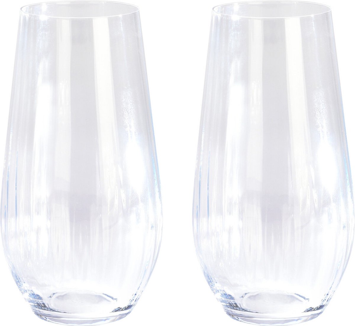 Atmos Fera Longdrink glazen - 2x stuks - kristalglas - 580 ml - sap/water glas drinkglazen