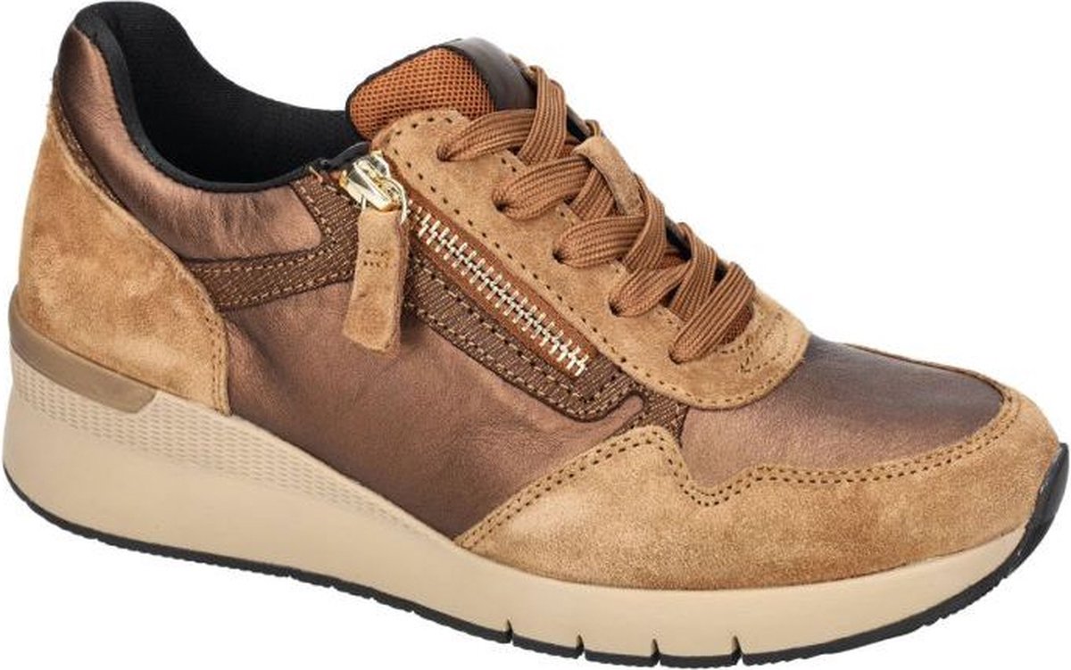 Gabor -Dames - brons - sneakers - maat 38