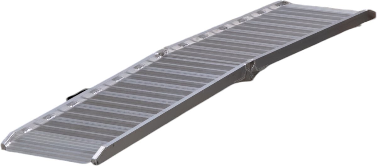 Oprijplaat aluminium 400kg 2130 x 500mm inklapbaar bruikbare breedte 450mm MW Tools AOP2002