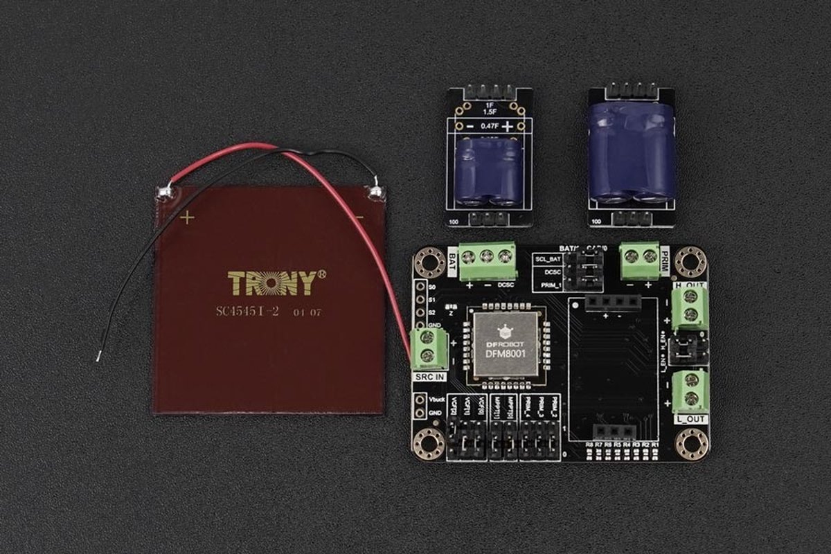 Image of DFM8001 Indoor Ambient Energy Harvesting Kit (mechanisch, thermisch, zonne-energie, RFEH) KIT0197