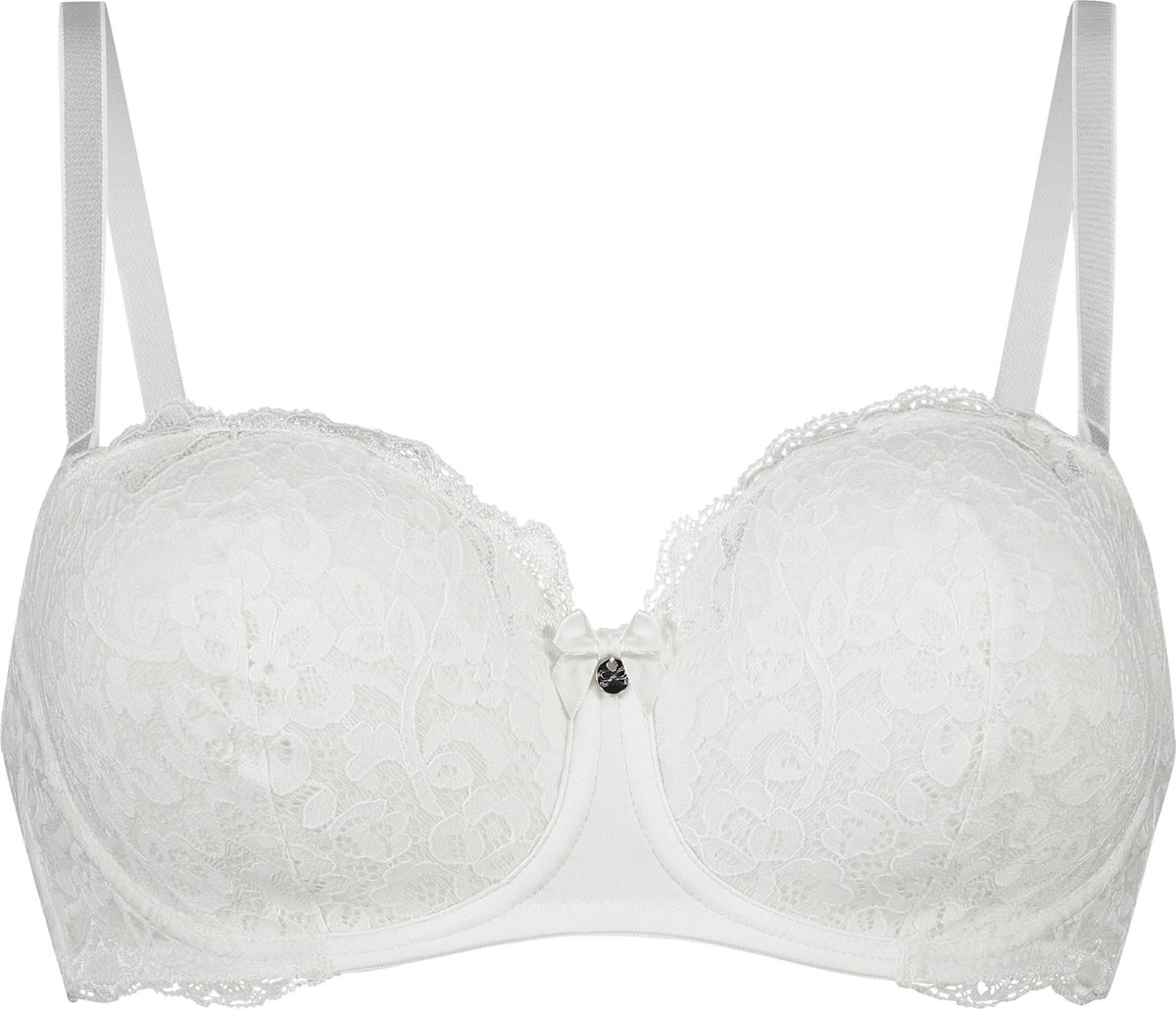 Hunkemöller Dames Lingerie Voorgevormde beugel bh Marine - Wit