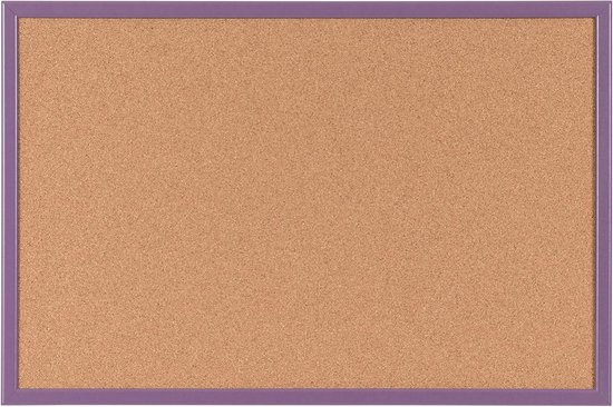 LIMITADA Prikbord kurk 40 x 30 cm, prikbord kurk met naalden, prikbord met frame, kurkbord, prikbord, prikbord, kurk met houten frame voor doe-het-zelf decoratie, viltbord voor keuken, kantoor, school