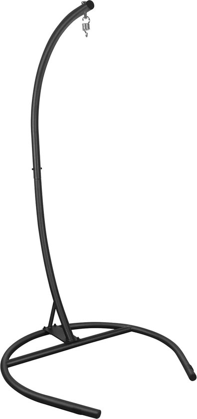 Outsunny Hangstoelstandaard, 150 Kg Draagvermogen, Voor Binnen En Buiten Zwart~24mvsdfqhv800