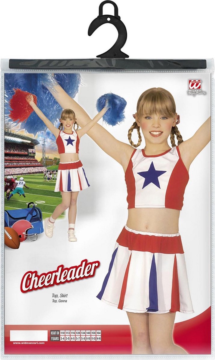 LOLANTA Meisjes Cheerleader Kostuum School Kid Cheer Kostuum Outfit Carnaval Fancy Dress Kostuum (Blauw, 146-152, Tag Maat 150 LOLANTA Meisjes Cheerleader Kostuum School Kid Cheer Kostuum Outfit Carnaval Fancy Dress Kostuum (Blauw, 146-152, Tag Maat 150