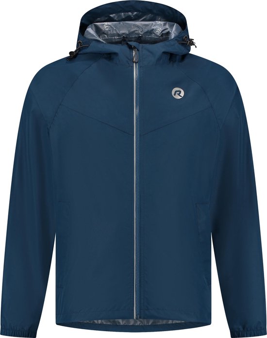 Rogelli Commuter Core Regenjas Fiets Dames en Heren - Waterdicht - Blauw - Maat 3XL