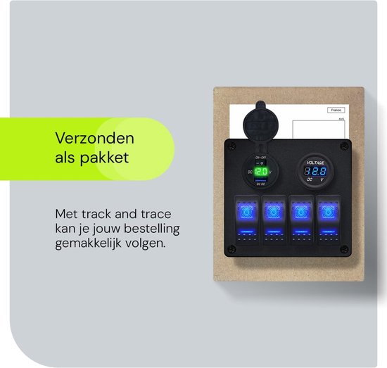AIFIZO Netprioriteitsschakelstation voor camper, 16 A 230 V, omschakelstation voor auto, boot, caravan, outdoor, omschakelaar, noodstroom, prioriteitsschakeling
