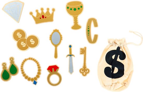 BS Toys The Thief Spel - De Dief - Buiten en Binnenspeelgoed - Educatief Speelgoed - Kinderspel - 2-10 Spelers - Speelgoed Van Het Jaar - Cadeau kind - Memory spel - Memory spelletjes - Houten speelgoed - Gezelschapspellen kinderen