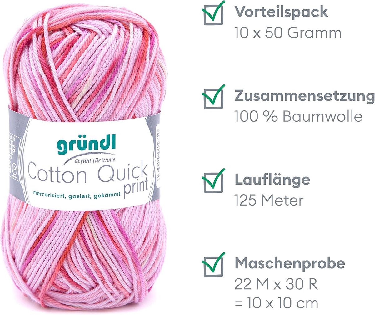 Gründl Cotton Quick Mini Basic Shades | Knutselwinkel VBS Hobby