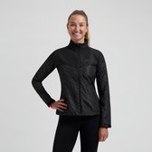 Rogelli Essential HI VIS Hardloopjack Dames - Running Jacket Reflecterend - Zwart - Maat S