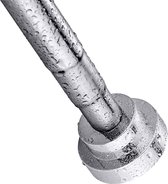 Tringle à Rideau de Douche en Acier Inoxydable antidérapante réglable - Tige à Ressort de Tension Extensible pour Armoires de Salle de Bain fenêtres Tringle de Douche Extensible