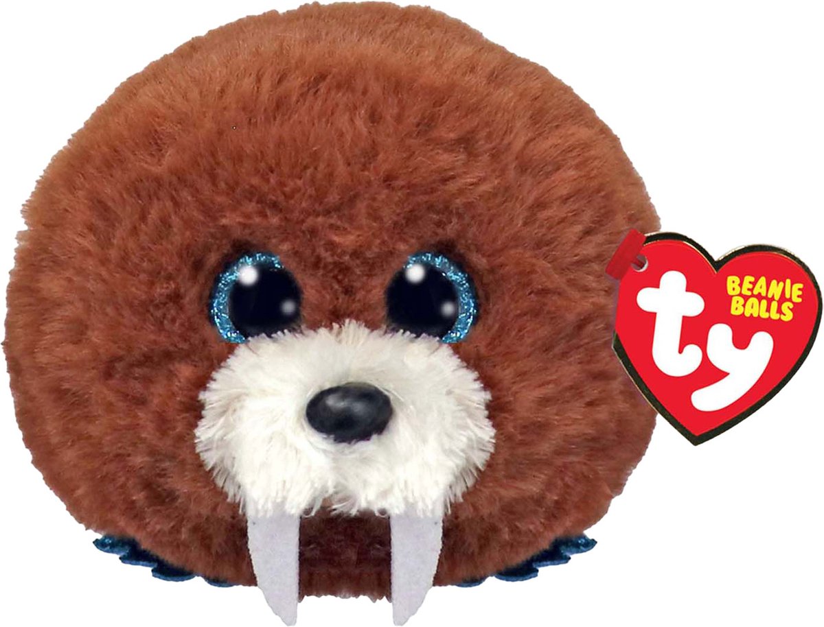 Ty Teeny Puffies Knuffel Walrus Hank 10 Cm